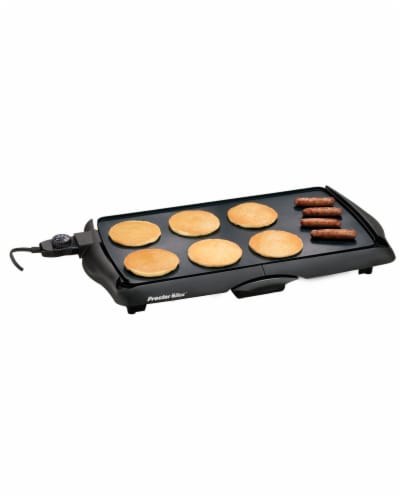 Proctor Silex® Nonstick Electric Griddle - Black Perspective: front