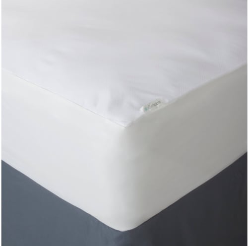 AllerEase Waterproof Allergy Protection Zippered Mattress Protector -  White, Twin - Kroger