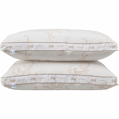 Sealy® Copper Rest Bed Pillows Perspective: front