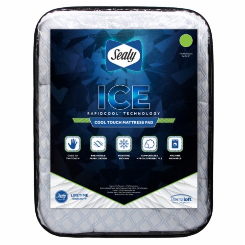 Sealy Ice Cool Touch Mattress Pad Perspective: front