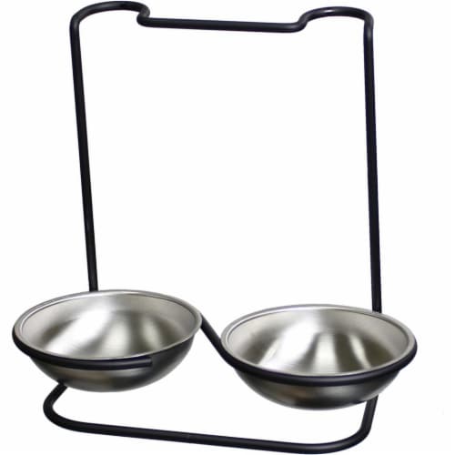 Prodyne Stainless Steel Double Spoon Rest Perspective: front