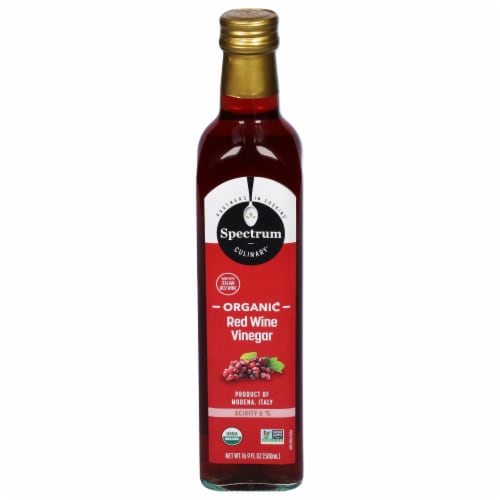 Spectrum Organic Red Wine Vinegar Perspective: front