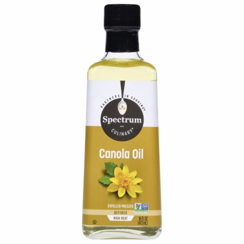 Spectrum Culinary Refined High Heat Canola Oil Perspective: front