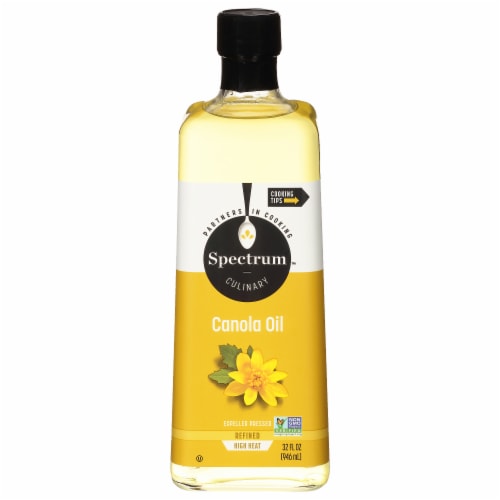 Spectrum Refined High Heat Canola Oil Perspective: front