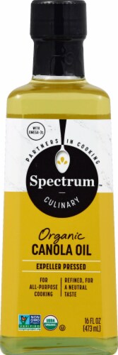 Spectrum Culinary Organic Refined High Heat Canola Oil Perspective: front