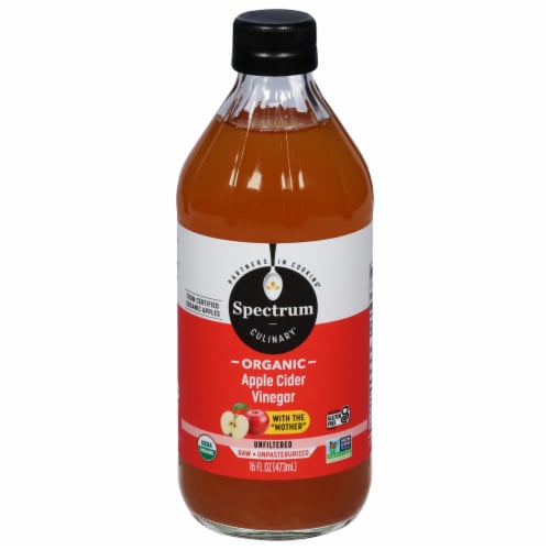 Spectrum® Organic Unfiltered Apple Cider Vinegar Perspective: front