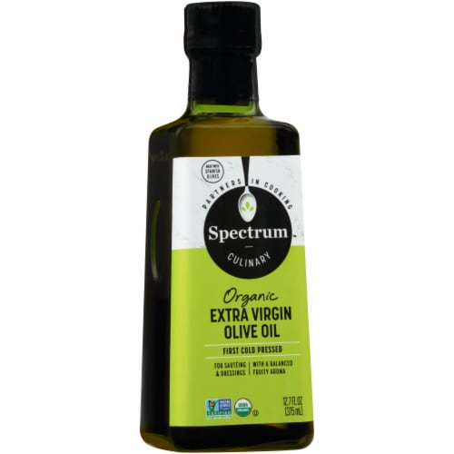 Spectrum Organic Extra Virgin Olive Oil Perspective: front