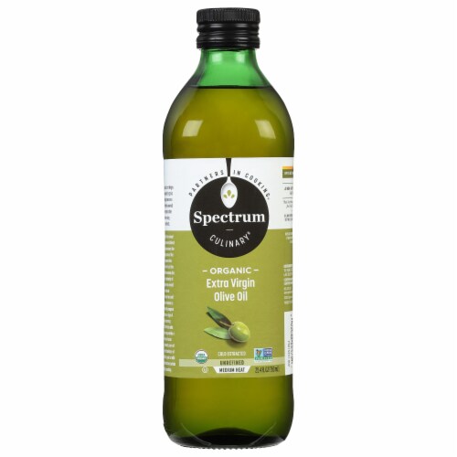 Spectrum Organic Extra Virgin Olive Oil Perspective: front