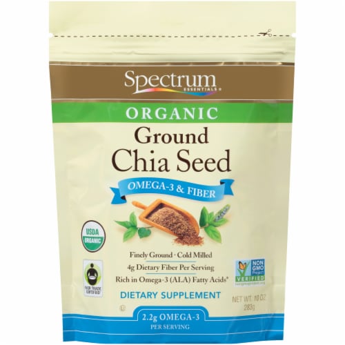 Spectrum Essentials® Organic Ground Chia Seed Perspective: front