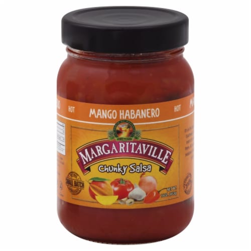 Margaritaville® Hot Chunky Mango Habanero Salsa Perspective: front