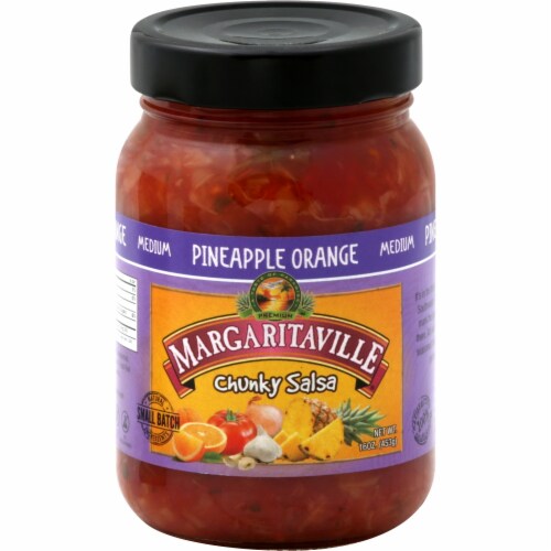 Margaritaville® Medium Chunky Pineapple Orange Salsa Perspective: front