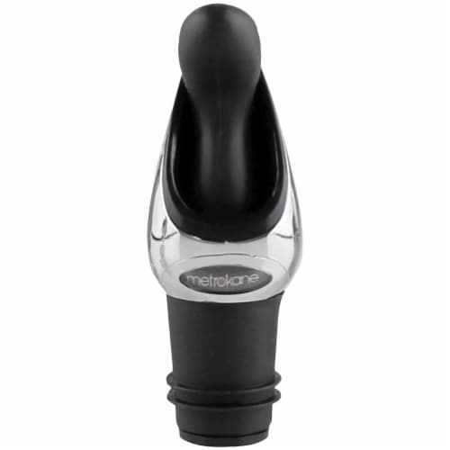 Houdini Deluxe Wine Pourer with Stopper Perspective: front