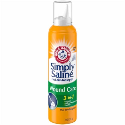 Simply Saline 3-in-1 Wound Wash Perspective: front