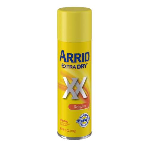 Arrid™ Extra Dry™ Regular Aerosol Antiperspirant Deodorant Perspective: front