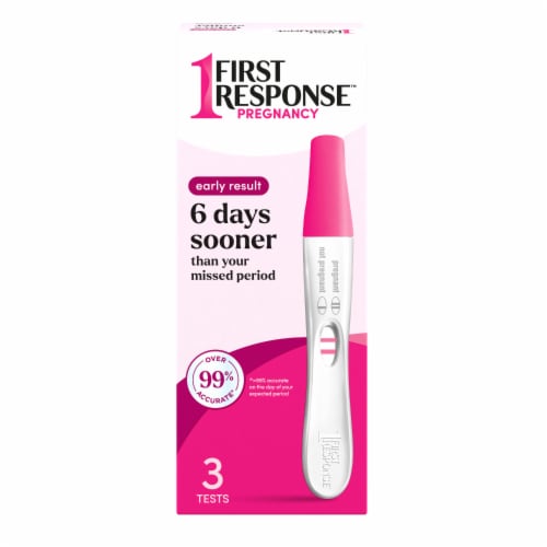 First Response™ Early Result Pregnancy Test Perspective: front