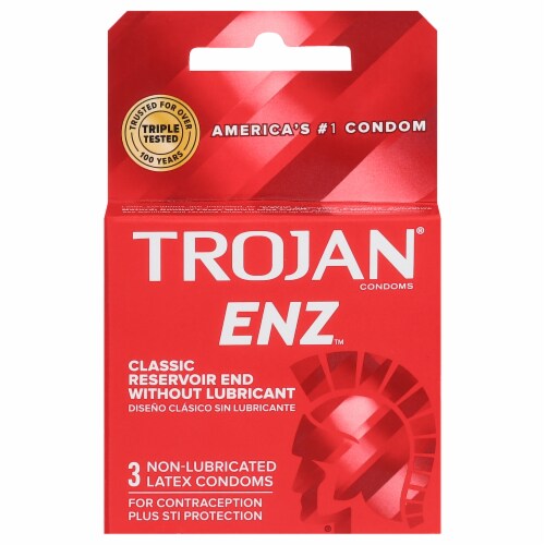 Trojan® ENZ™ Condoms Perspective: front