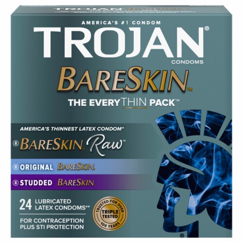 Trojan® BareSkin™ The EveryTHIN Pack™ Condom Variety Pack, 24 ct 
