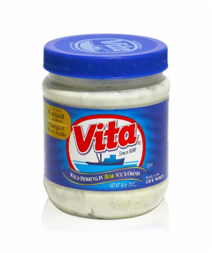 Vita Herring in Sour Cream Perspective: front