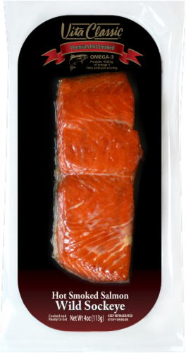 Vita Hot Smoked Salmon Perspective: front