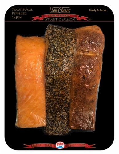 Vita Classic™ Premium Hot Peppered Smoked Atlantic Salmon Perspective: front