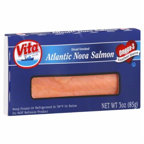 Vita Smoked Atlantic Nova Salmon Perspective: front