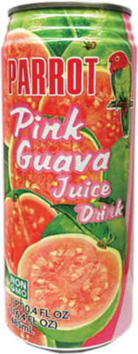 Parrot Pink Guava Juice Drink Perspective: front