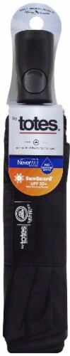 Totes SunGuard Umbrella - Black Perspective: front