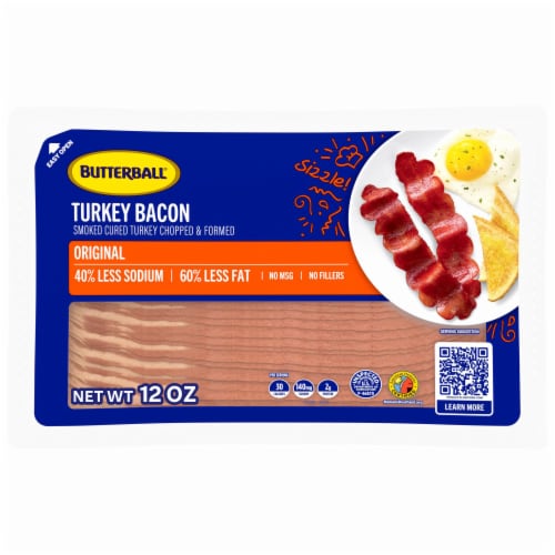 Butterball Original Turkey Bacon Perspective: front