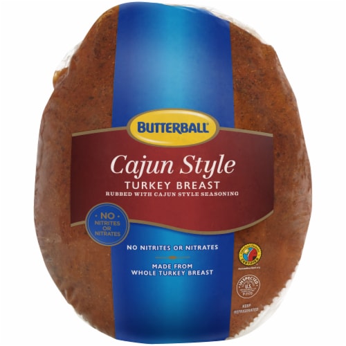 Butterball Cajun Style Deli Sliced Turkey Breast Perspective: front