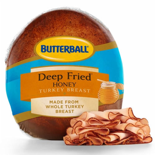 Butterball Deep Fried Honey Turkey Breast Fresh Sliced Deli Meat, 1 lb