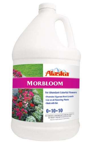 Alaska Morbloom 1 Gal. 0-10-10 Concentrated Liquid Plant Food 100099252 Perspective: front