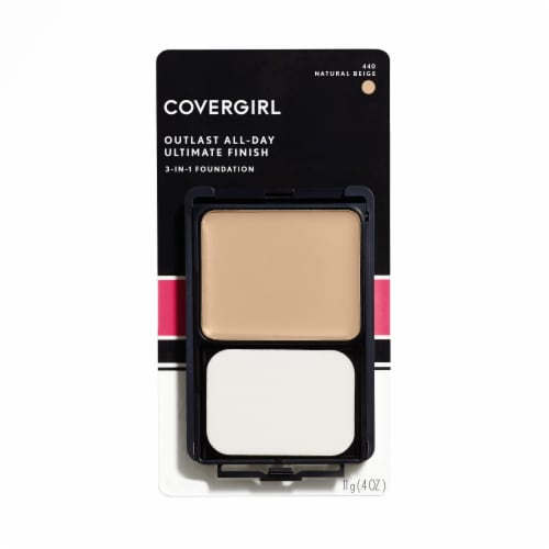 CoverGirl Outlast All-Day 440 Natural Beige Ultimate Finish Foundation Perspective: front