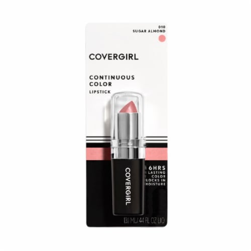 CoverGirl Continuous Color 010 Sugar Almond Lipstick Perspective: front