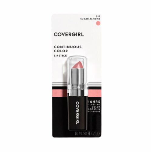 CoverGirl Continuous Color 010 Sugar Almond Lipstick Perspective: front