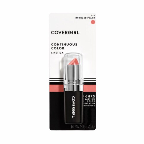 CoverGirl Continuous Color 015 Bronzed Peach Lipstick Perspective: front
