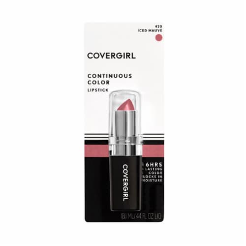 CoverGirl Continuous Color 420 Iced Mauve Lipstick, 1 ct - City Market