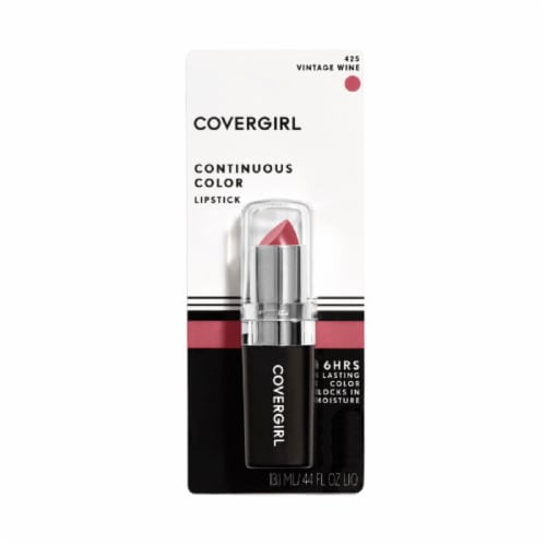 CoverGirl Continuous Color 425 Vintage Wine Lipstick Perspective: front