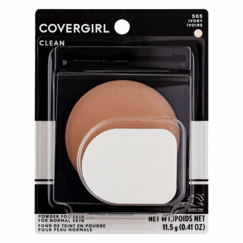 CoverGirl Simply Powder Foundation, Ivory 505, 0.41 oz Perspective: front