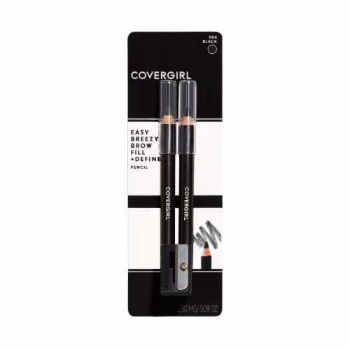 CoverGirl® Fill + Define Easy Breezy Brow - 500 Midnight Black Perspective: front