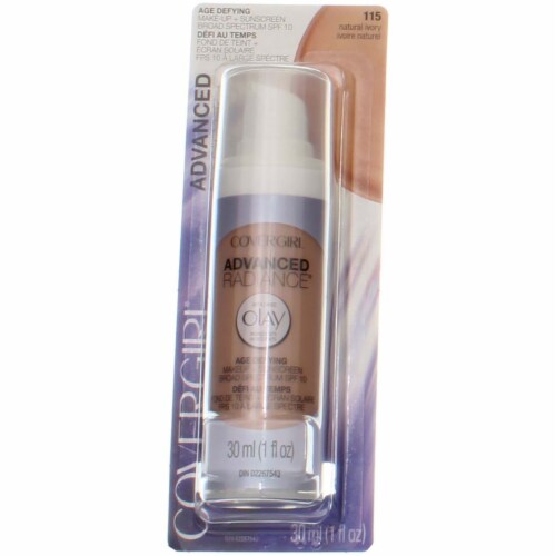 CoverGirl Advanced Radiance® 115 Natural Ivory Age-Defying Makeup Perspective: front