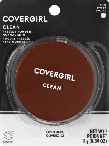 CoverGirl Clean 105 Ivory Normal Skin Pressed Powder Perspective: front