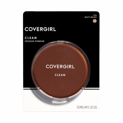 CoverGirl Clean 125 Buff Beige Normal Skin Pressed Powder Perspective: front