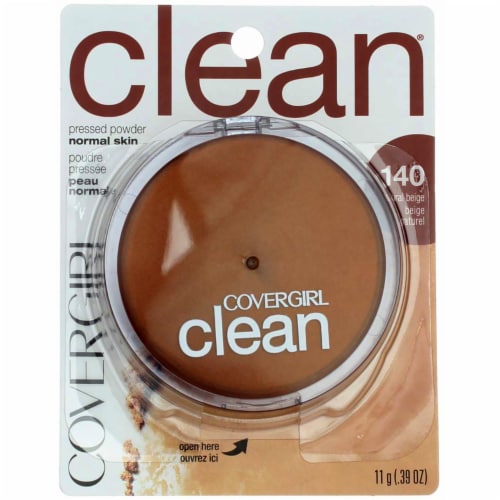 Covergirl Clean Pressed Powder # 140 Natural Beige Perspective: front