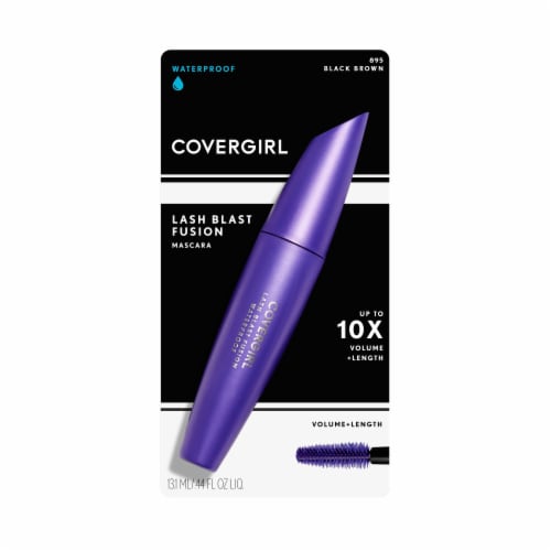 CoverGirl LashBlast Fusion Waterproof Black Brown 895 Mascara, .44 fl ...