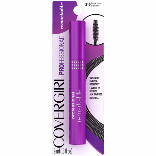 CoverGirl Professional® Remarkable® 210 Black Brown Mascara Perspective: front
