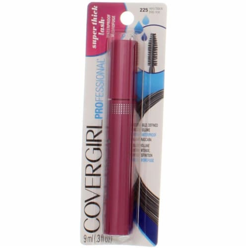 CoverGirl Professional Super Thick Lash Waterproof Mascara Very Black 225 Perspective: front