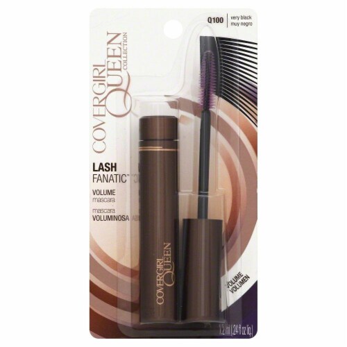 CoverGirl Queen Collection Lash Fanatic Very Black Mascara Perspective: front