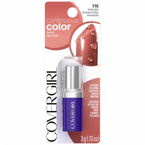 CoverGirl 770 Bronzed Glow Continuous Color Lipstick Perspective: front