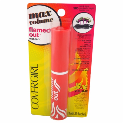 Covergirl Flamed Out Mascara # 305 Black Blaze 0.37 oz Perspective: front