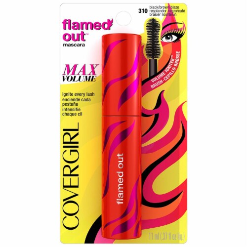 CoverGirl Flamed Out Black/Brown Blaze Waterproof Mascara Perspective: front